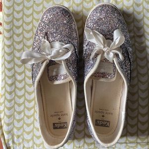 Keds x Kate spade New York glitter sneaker size 8.5